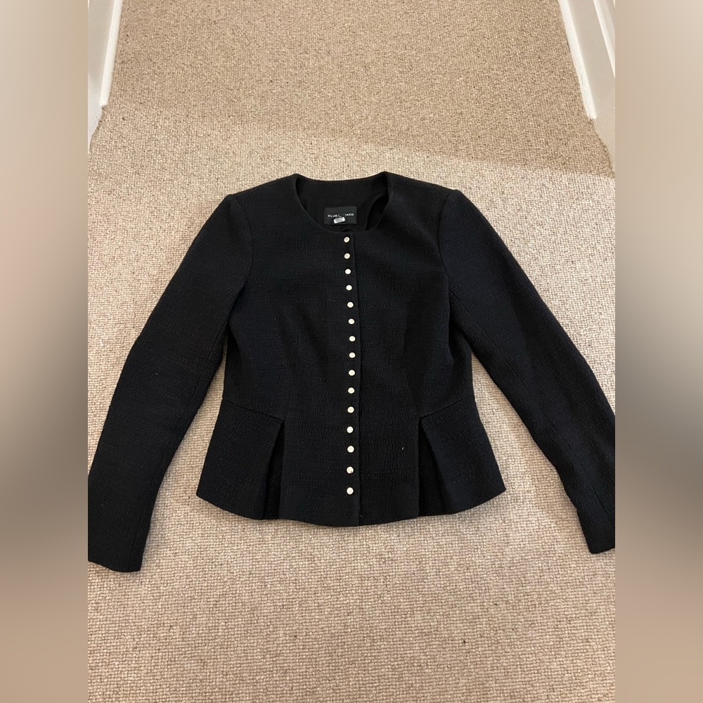 Women’s Club Monaco Drystan Black Blazer Jacket